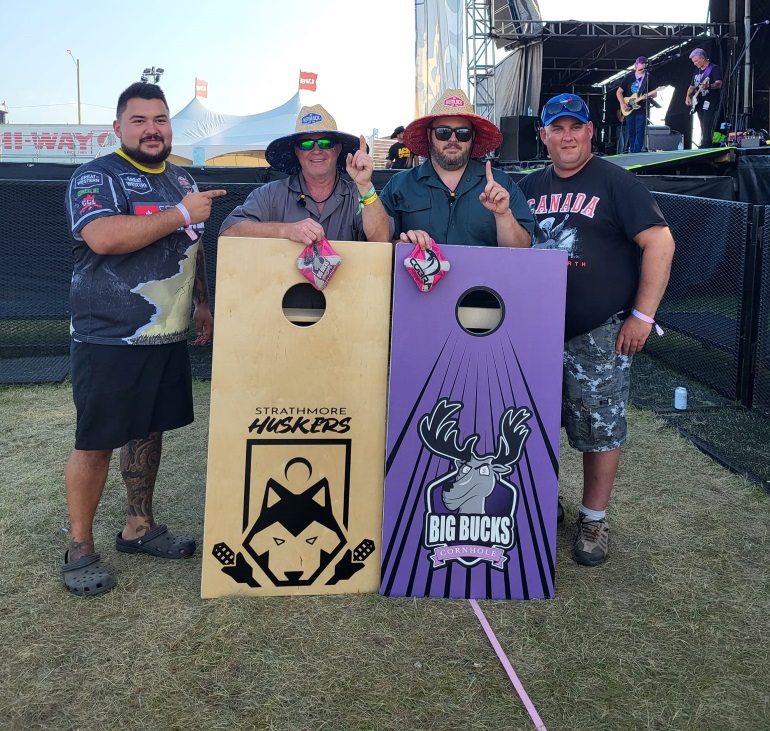 Strathmore man hosts huge cornhole tournament at Big Valley Jamboree